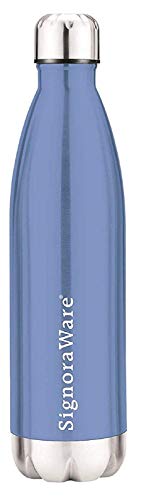 Product Cover Aace Single Walled Stainless Steel Fridge Water Bottle, 1 Litre, Multicolour