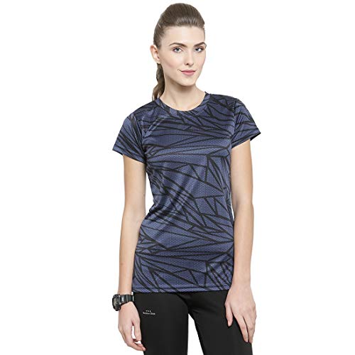 Product Cover Boston Club Printed Slim fit Women Sports T-Shirt for Gym