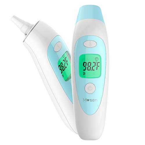 Product Cover Mosen Baby Thermometer, Thermometer for Fever Ear and Forehead, Kid and Adult Thermometer,4 Modes Digital Medical Infrared Thermometro for Body, Surface and Room
