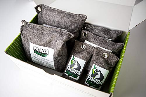 Product Cover Panda Fresh Activated Bamboo Charcoal Odor Absorbers - Multipack - 1500 Grams - Shoes, Cars, Closets, Rooms