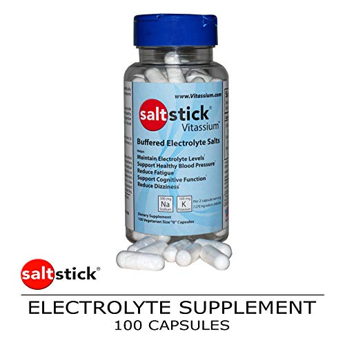 Product Cover SaltStick Vitassium, Buffered Electrolyte Salt Capsules, Electrolyte Supplement Pill, Medical Food for Sodium & Potassium Replenishment, 100 Count