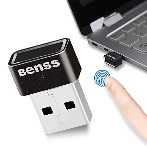 Product Cover USB Fingerprint Reader Windows 10 Hello for PC Windows Hello Fingerprint Scanner Fingerprint Sensor Multi Finger & 360 Degree Touch Speedy Matching Biometric PC Laptop