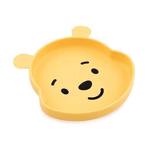 Product Cover Bumkins Disney Silicone Grip Dish, Suction Plate, Divided Plate, Baby Toddler Plate, BPA Free, Microwave Dishwasher Safe - Winnie The Pooh