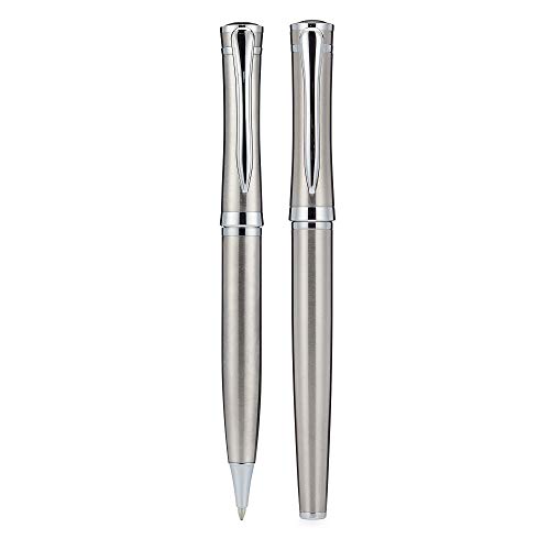 Product Cover Jofelo Luxury Metal Pen Set | Smooth & Elegant Executive Ballpoint Rollerball Writing Pens & Refills | Signature Weight & Balance | Best Fancy Gift for Professional Writers, Men Women
