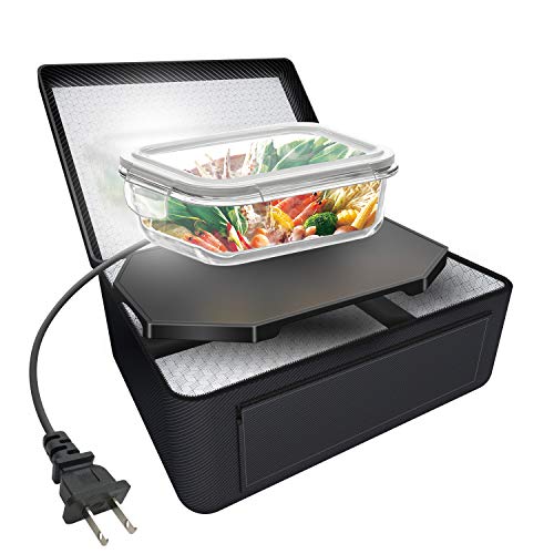 Product Cover Triangle Power Personal Portable Oven, Electric Slow Cooker for Food,Mini Oven for Meals Reheat,Food Warmer with Lunch Bag(110V)
