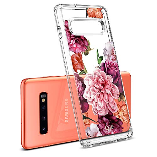 Product Cover CYRILL Ciel [Cecile Collection] Designed for Samsung Galaxy S10 Case (2019) - Rose Floral