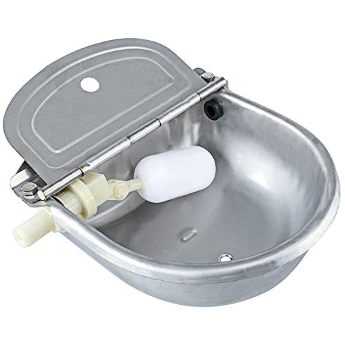 Product Cover Homend Upgraded Automatic Waterer Bowl Farm Grade Stainless Stock Waterer Horse Cattle Goat Sheep Dog Water (with Drainage Hole)