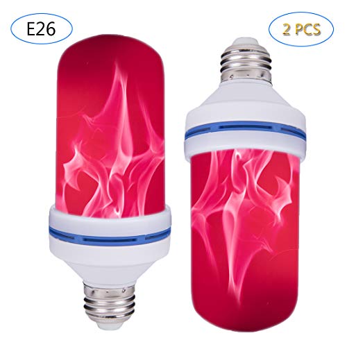 Product Cover FIRSTLIKE LED Flame Effect Light Bulbs,E26 E27 4 Modes with Upside Down Effect Simulated Decorative Light Atmosphere Lighting Party Decoration (2 Pack)