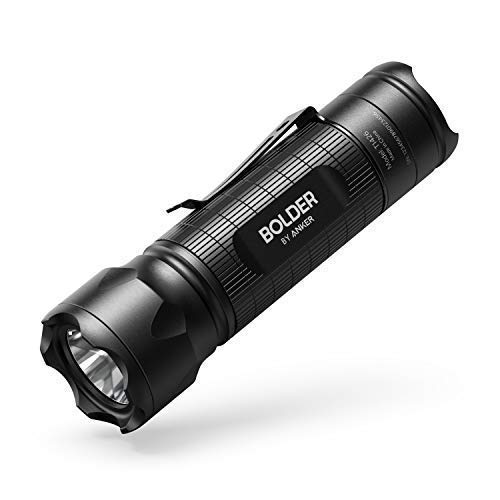 Product Cover Anker Bolder LC30 Flashlight, LED Torch, Super Bright 300 Lumens CREE LED, IPX5 Water Resistant, 3 Modes High/Low/Strobe, Pocket Sized