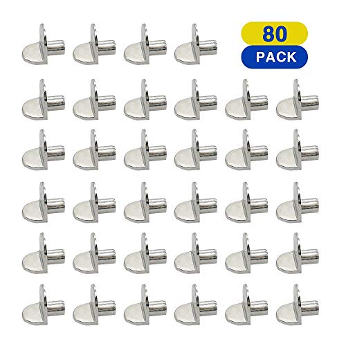 Product Cover Shelf Bracket Pegs 80 Packs 5mm Cabinet Shelf Support Pegs Bracket Style