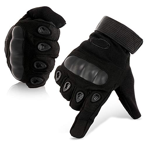Product Cover LOSENKA Skateboard Gloves with Sliders，Standard Longboard Downhill Slide Gloves Skate Gloves with 2 Set Slider Puck Set (Black)