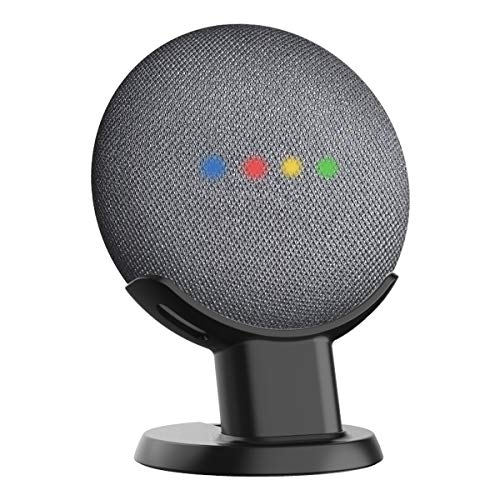Product Cover SPORTLINK Pedestal for Nest Mini (2nd Gen) and Google Home Mini (1st Generation) Improves Sound Visibility and Appearance - A Must Have Mount Holder Stand for Nest Mini (2nd Gen)/ Google Mini (Black)