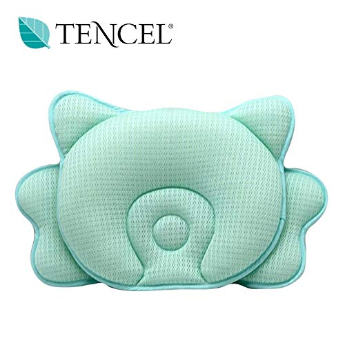 Product Cover COALA HOLA Baby Head Shaping Pillow for Sleeping, Breathable 3D Air Mesh Infant Pillow for Flat Head Syndrome Prevention, Head & Neck Support for Newborn