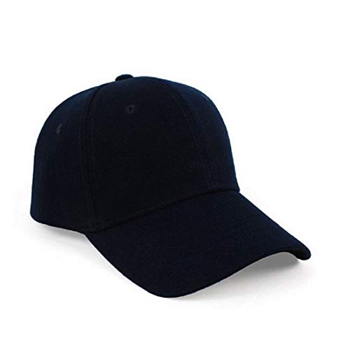 Product Cover FashMade Solid Black Baseball Cap for Men/Boys & Women/Girls
