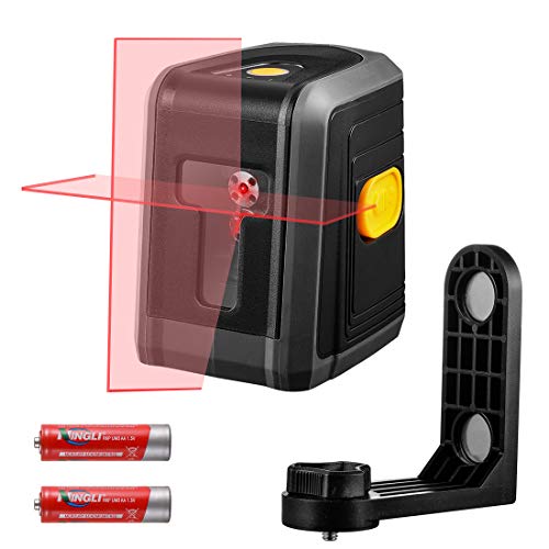 Product Cover OLI Compact Self-Leveling Laser Level Tool Horizontal and Vertical Cross Line Laser With Magnetic Mount Base, Battery Included(Grey)