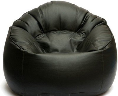 Product Cover DPI ® Bean Bag muddha Sofa Cover in Black (Strong Quality) Cover Without Beans