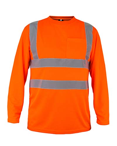 Product Cover Kolossus 100% Polyester ANSI Class 2 Compliant High Safety Visibility Long Sleeve Safety Shirt