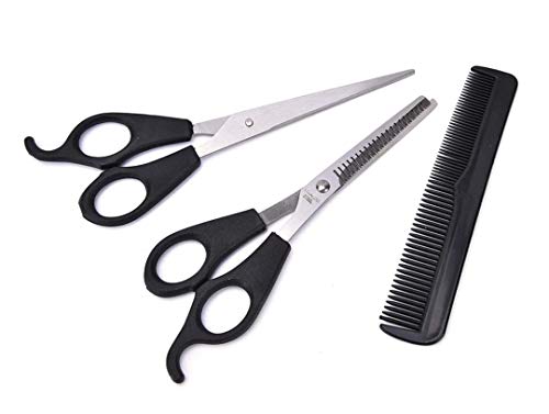 Product Cover AY Professional 3 Pcs Hairdressing Set Hair Cutting Scissor and Thinning Scissor + Comb