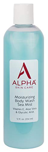 Product Cover Alpha Skin Care Moisturizing Body Wash | Anti-Aging Formula | Glycolic Alpha Hydroxy Acid (AHA) | Vitamin E & Aloe Vera | Conditions & Soothes | For All Skin Types | 12 Fl Oz