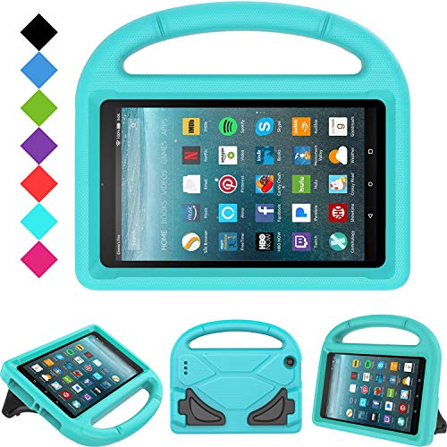 Product Cover Kids Case for All-New Fire 7 2019/2017 - TIRIN Light Weight Shock Proof Handle Kid-Proof Cover Kids Case for Amazon Fire 7 Tablet (9th/ 7th/ 5th Gen, 2019/2017/ 2015 Release)(7
