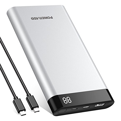 Product Cover POWERADD Virgo I 10000mAh Portable Charger (USB-C Input & Output 5V/3A), Power Bank with LCD Indicator Compatible with iPhone, Samsung, Google, Nintendo Switch, Nexus, OnePlus and More
