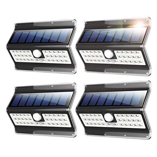 Product Cover EZBASICS Solar Lights Outdoor Wireless Waterproof Security Solar Motion Sensor Light, Black Shape