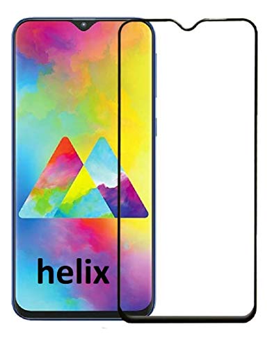 Product Cover Helix Perfect Fitting 5D 9H Tempered Glass for Samsung Galaxy M20 - Black