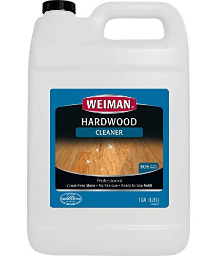 Product Cover Weiman Hardwood Floor Cleaner - 128 Ounce Refill - Finished Engineered Hardwood Vinyl and Laminate Floors