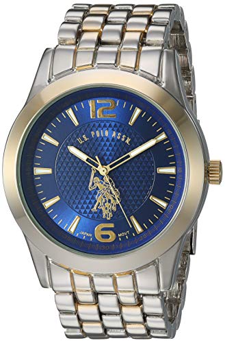 Product Cover U.S. Polo Assn. Men's Analog-Quartz Watch with Alloy Strap, Two Tone, 23.8 (Model: USC80466)