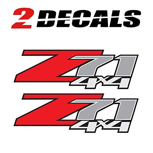 Product Cover TiresFX 2009 Chevrolet Silverado Z71 4x4 (Set of 2 Decals) - F - 1500 2500 HD Stickers