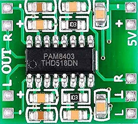 Product Cover DHRUV-PRO PAM8403 module Super board 2 * 3W Class D digital amplifier Sound Recorder and Sound Circuit Electronic Components Electronic