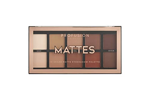 Product Cover Profusion Cosmetics Mini Artistry 10 Shade Eyeshadow Palette, Mattes