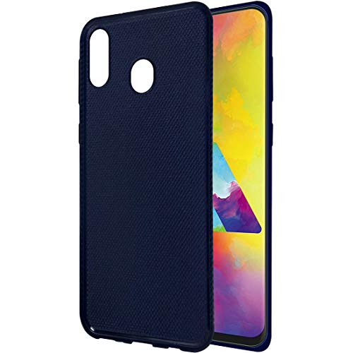 Product Cover Casotec Comfort Grip Soft Silicon TPU Back Case Cover for Samsung Galaxy M20 - Black