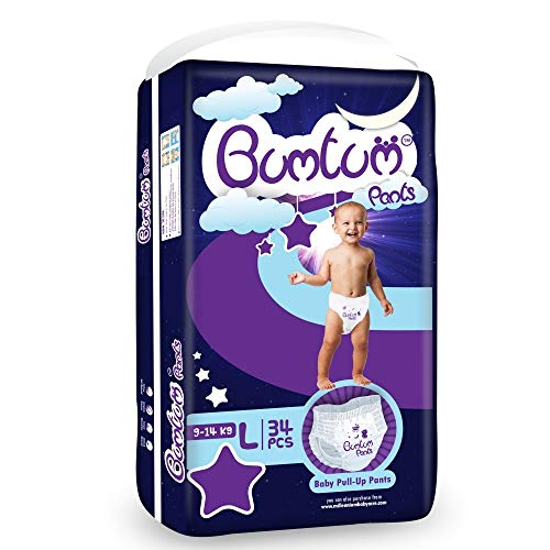 Product Cover Bumtum Baby's Cotton Large Diaper Pants (36 Count)