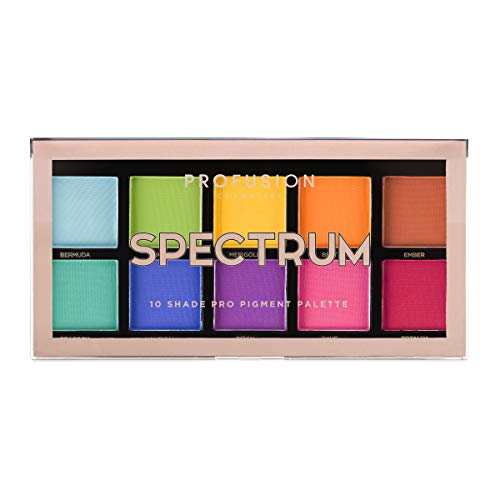 Product Cover Profusion Cosmetics Mini Artistry 10 Shade Eyeshadow Palette, Spectrum