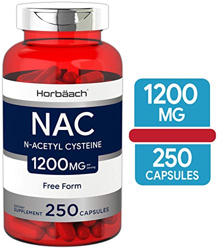 Product Cover NAC N Acetyl Cysteine 1200mg | 250 Capsules | Non-GMO, Gluten Free Supplement | by Horbaach