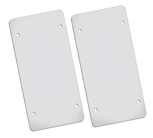 Product Cover EveryPossible Flat Clear License Plate Cover 2 Pack of Heavy Duty Shields Ubreakable