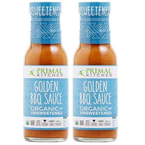 Product Cover Primal Kitchen's Golden BBQ Sauce, Organic & Unsweetened, 8 oz, Pack of 2