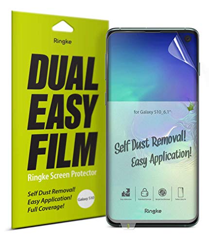 Product Cover Ringke Dual Easy Film Compatible with Galaxy S10 (6.1