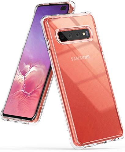 Product Cover Ringke Fusion Designed for Galaxy S10 Plus Case Crystal PC Back Drop Protective Cover for Galaxy S10 Plus (6.4