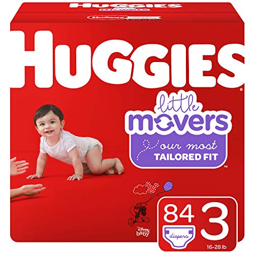 Product Cover Huggies Little Movers Baby Diapers, Size 3, 84 Ct