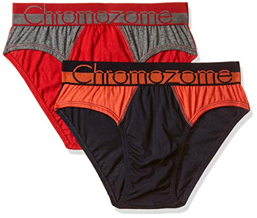 Product Cover Chromozome Men's Plain Brief (Pack of 2) (WS-08_Multicolour_L)