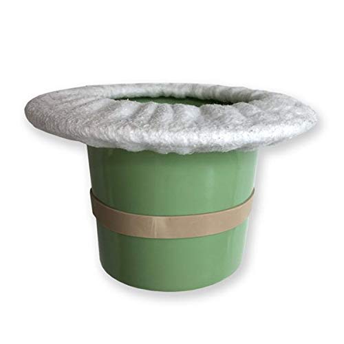Product Cover Top Hat Potty for Newborn Infant Potty Training | Elimination Communication | Includes 100% Cotton Undyed Fleece Cozy | Anti-Slip Rubber Band | for EC Baby Potty Training (Sage Green)