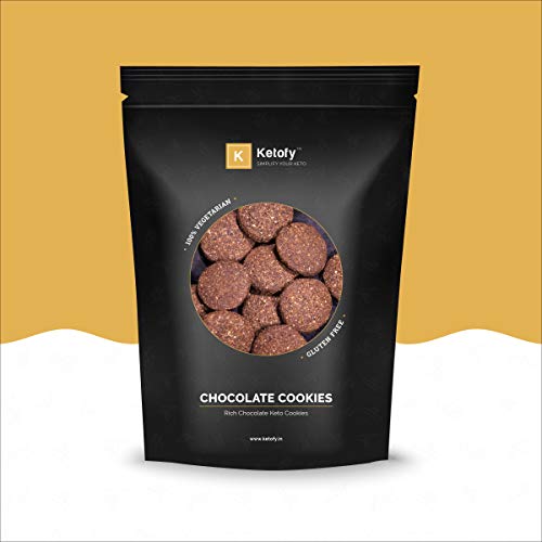 Product Cover Ketofy - Chocolate Keto Cookies (500g) | Chocolate Flavoured Keto Cookies