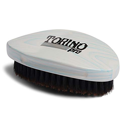 Product Cover Torino Pro Wave Brushes by Brush king #68- Pointy Soft Curved Palm 360 waves Brush