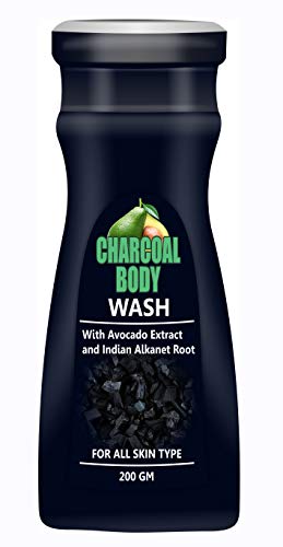 Product Cover UrbanGabru Charcoal body wash with avocado & Indian alkanet root - Activated Charcoal Shower Gel 200 gm