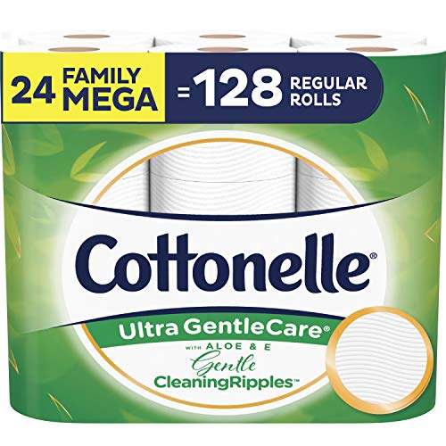 Product Cover Cottonelle Ultra Gentlecare Toilet Paper, 24 Family Mega Rolls