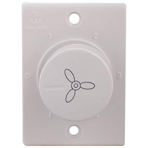 Product Cover Anchor by Panasonic Polycarbonate Penta Step Fan Regulator Socket (White)