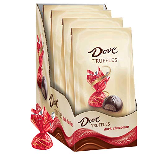 Product Cover DOVE Dark Chocolate Candy Truffles, Great For Easter Gift Baskets, 5.31-Ounce Bag (Pack of 4)