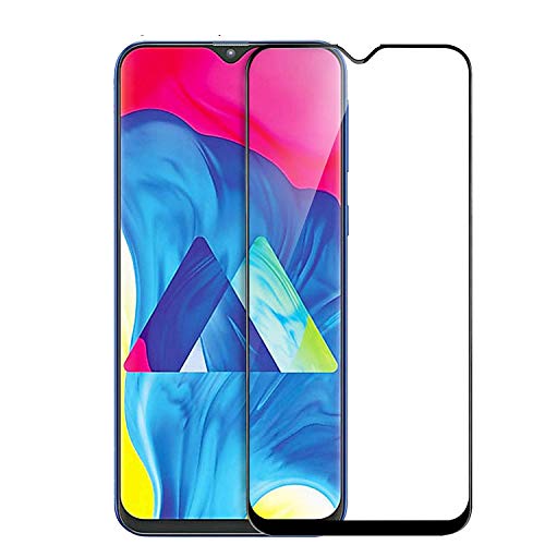 Product Cover CEDO Full Glue Coverage Edge to Edge Tempered Glass Screen Protector for Samsung Galaxy M10 (Black)
